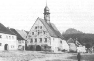Das alte Rathaus (Westseite) - Aufnahme 1920